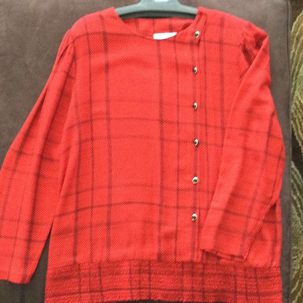 Vintage button down blouse